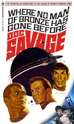 Mock Doc Savage Bama homage cover