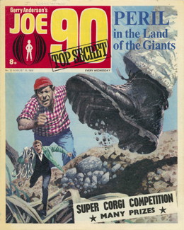 Joe 90 Top Secret #32, 23 Aug 1969