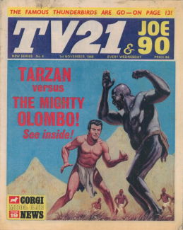 TV21 & Joe 90 #6, 1 Nov 1969