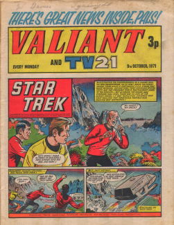 Valiant and TV21, 9 Oct 1971